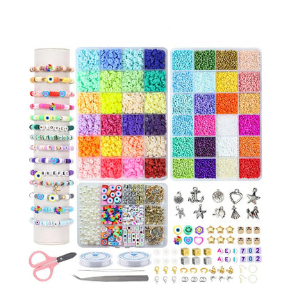 Heishi Clay Beads 6mm Polymer Colorful Matte Doughnut 1 Strand 16