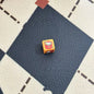 Mcdon Series Acrylic Square Beads 10mm Printed Mixed Colors 20pcs 5