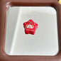 Star Shaped Acrylic Beads 25mm Apple Puppy Pattern Glossy 10pcs 3