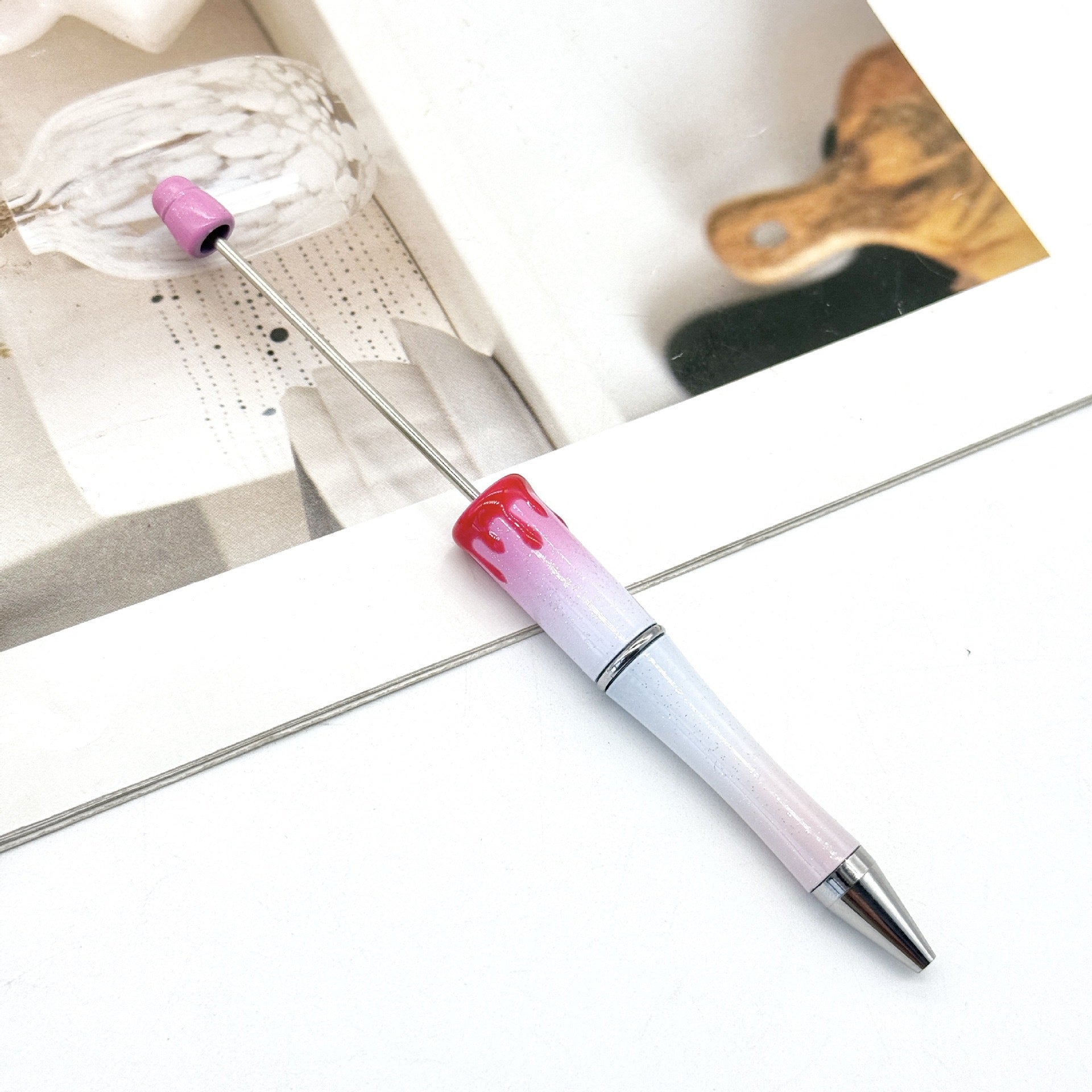 Beadable Pen Halloween Bloodprint Morandi Candy Color 15