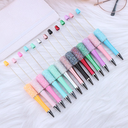 Beadable Pen with Stardust Glitter Plastic 2