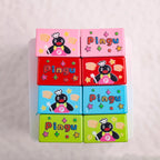 Cartoon Cook Pingu Acrylic Square Beads 20mm Printed 10pcs 2