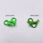 Zinc Alloy Lobster Clasp Keychain Findings 12mm Baking Painted 100pcs 12