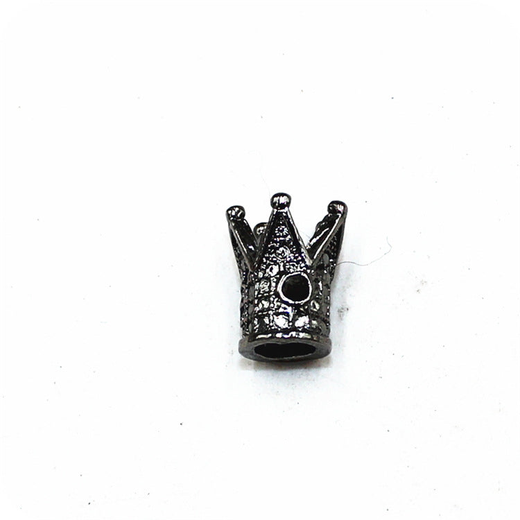 Crown Metal Beads 12mm Vintage Large Hole Alloy 50pcs 2