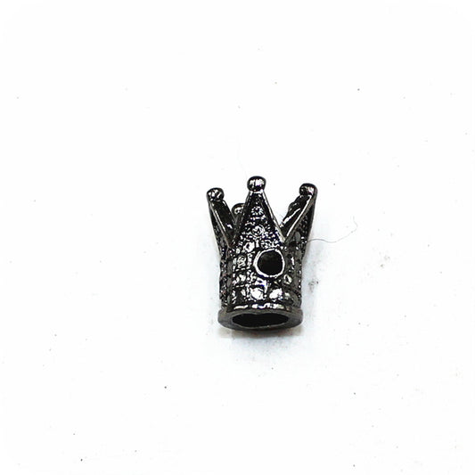 Crown Metal Beads 12mm Vintage Large Hole Alloy 50pcs 2