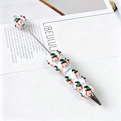 Halloween Elements Pumpkin Rhinestones Beadable Pen 21