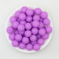 Glow in the Dark 15mm Round Silicone Beads 50pcs 15