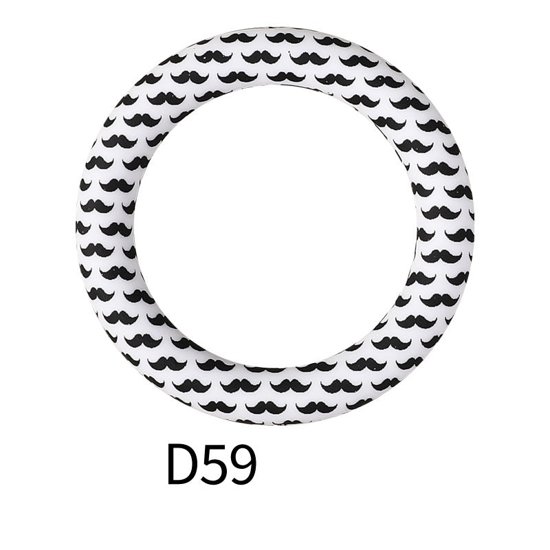 65mm Printing circular silicone rings 61