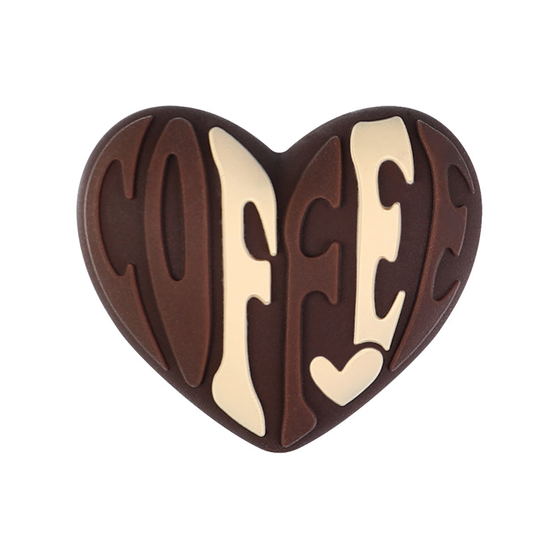 3D Coffee-Themed Silicone Focal Beads Cute Coffee Cups 20pcs 10