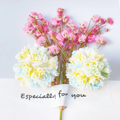 Flower Clay Beads 22mm Multicolor Peony Balls Polymer 10Pcs 9