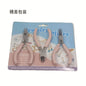 Carbon Steel Jewelry Pliers Set 110mm and 125mm with Pastel Handles 12