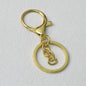 Zinc Alloy Lobster Clasp Keychain Hardware with Split Ring