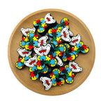 Silicone Focal Beads Puzzle Mickey Mouse Colorful Puzzle Piece Glove Hearts 20pcs 2