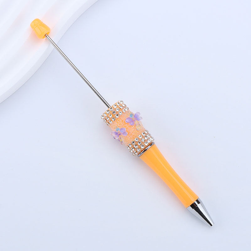Beadable Pen with Dragonfly Sugar Rhinestone 7