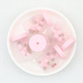 3D Daisy Orange Ice Cream Glitter Bottle Silicone Focal Beads 10pcs - Ice Cream