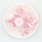 3D Daisy Orange Ice Cream Glitter Bottle Silicone Focal Beads 10pcs - Ice Cream