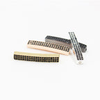 Tube Metal Beads 13.5x5mm Rhinestone Embedded 10pcs