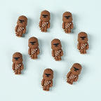 Silicone 3D Focal Beads Star Wars Chewbacca Detailed Fur Bandolier 20pcs