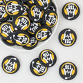 Emergency 911 Badge Silicone Focal Beads 20 pcs