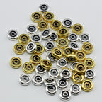 Alloy Flat Spacer Beads 6mm 8mm 10mm Tibetan Style 200pcs 2