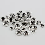 Alloy Flat Spacer Beads 6mm 8mm 10mm Tibetan Style 200pcs 6