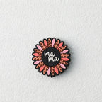 Silicone Focal Beads Daisy MaMa Sunflower Petals Leopard Print 20pcs