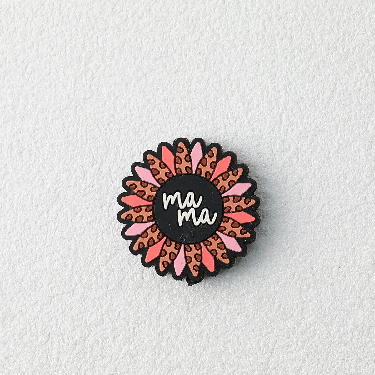 Silicone Focal Beads Daisy MaMa Sunflower Petals Leopard Print 20pcs