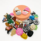 Silicone Focal Beads Bulk Different Random Mix 100Pcs 5