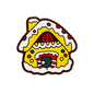 Silicone Focal Beads Christmas Gingerbread House Detailed Candy Design 20pcs