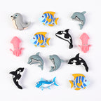 Silicone 3D Focal Beads Ocean Animals Aquatic Postures 20pcs 4