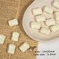 Square Acrylic Beads 14x20mm Dove Chocolate Glossy 20pcs 4