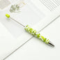Beadable Pen Creative Candy Color Hand Painted Design  17