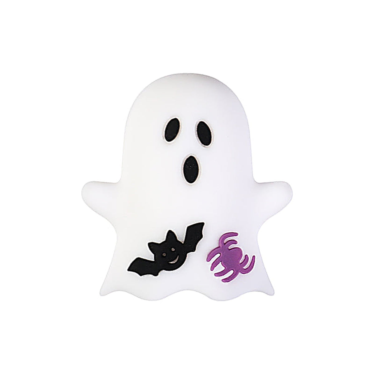 Silicone Halloween 3D Focal Beads Spooky Characters 20pcs - Bat Ghost