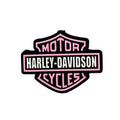 Silicone Focal Beads Harley Davidson Black Shield Emblem 20pcs