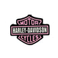 Silicone Focal Beads Harley Davidson Black Shield Emblem 20pcs