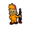 Silicone Focal Beads Mr Aifa Character Holding Rifle 20pcs