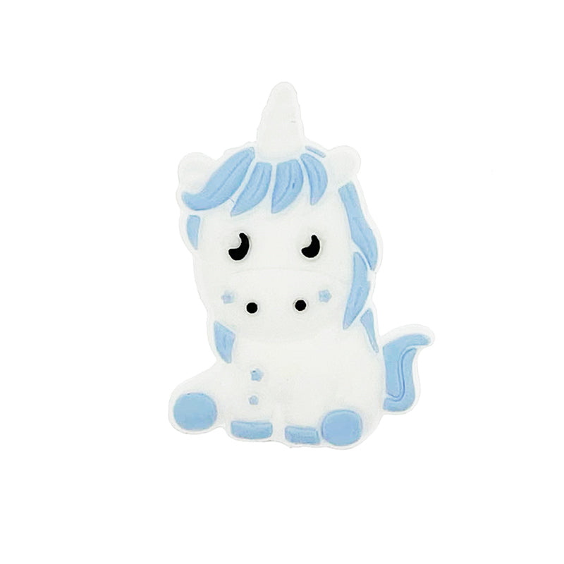 Silicone Focal Beads Unicorn Sitting Pose 20pcs 4