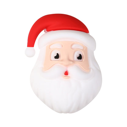 Silicone 3D Focal Beads Christmas Gingerbread Man Santa Claus Gift 20pcs 17