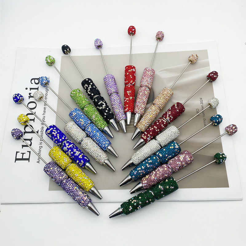 DIY Creative Exquisite AB Rhinestones Beadable Pen 2