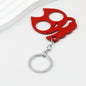 Cat Shaped Self Defense Keychain Survival Finger Clasp Compact