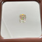 Clear Square Acrylic Beads 16mm Puppy and Kitten Pattern 10pcs 9