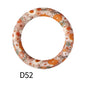 65mm Silicone Beads Printed Designs Vibrant Colors 11