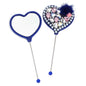 Beadable Heart Shape Handheld Makeup Mirror 32