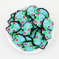 Summer Color Shirt Silicone Focal Beads 20pcs 4