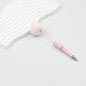 Beadable Pen Plush Pom-pom Colorful Ballpoint