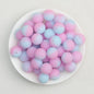 Glow in the Dark 15mm Round Silicone Beads 50pcs 13