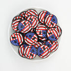 Silicone Focal Beads Independent Day Smiling Face Lightning Bolt 20pcs