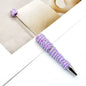 Creative DIY Full Coverage Pearl Rhinestones Beadable Pen 19