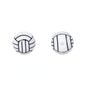 15mm Silicone Beads Sports Ball Printed Soccer Football Volleyball 10pcs 8