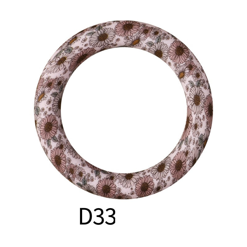 65mm Printing circular silicone rings 35